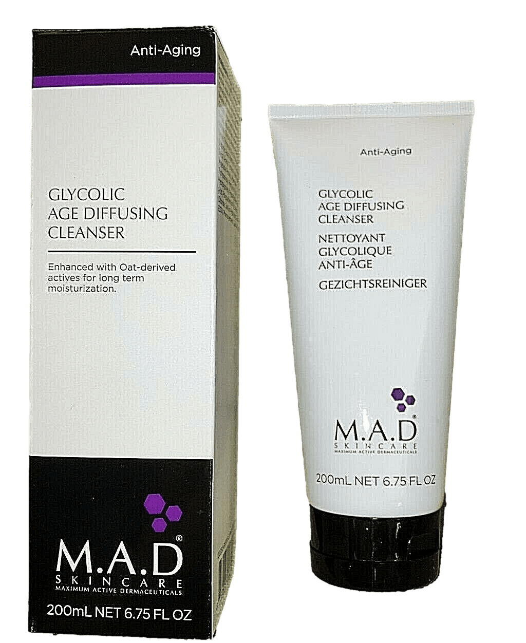  منظف MAD Glycolic لتوزيع العمر 