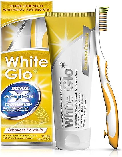  White Glo Whitening Toothpaste Smokers Formula, 100 ml 