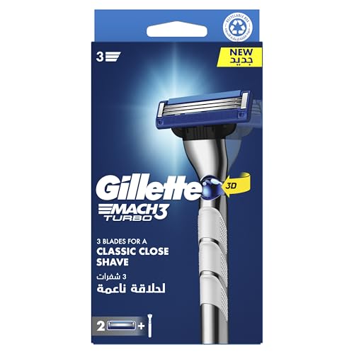  شفرة حلاقة 560 MACH3 TURBO 2+1 مجاناً بخصم 50% 