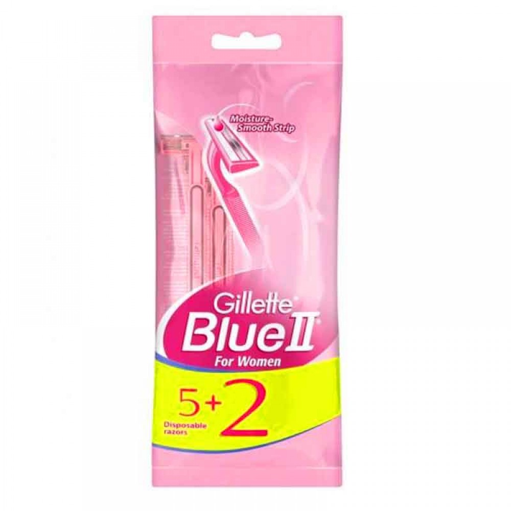  جيليت بلو II نسائي عبوة 5+2 