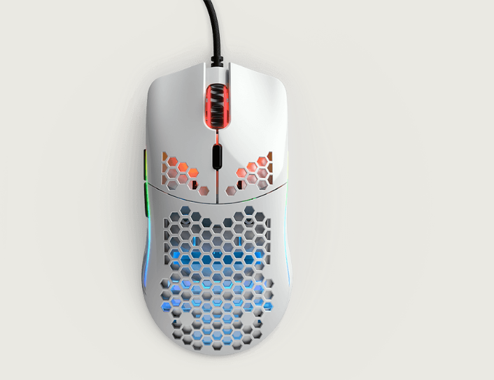  ماوس أبيض  Glorious Gaming Mouse Model O  - Glossy White