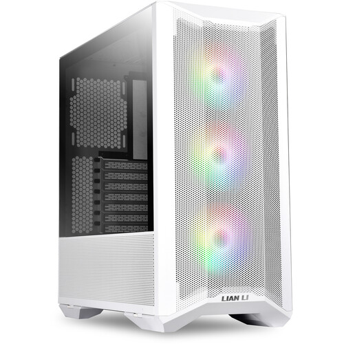  صندوق  أبيض Lian Li LANCOOL II Mesh RGB Mid-Tower Case (White)