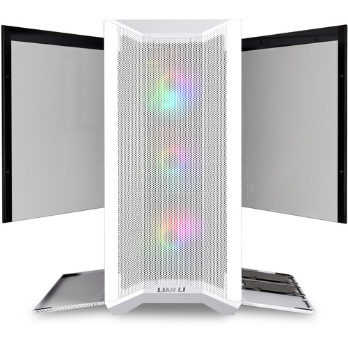  صندوق  أبيض Lian Li LANCOOL II Mesh RGB Mid-Tower Case (White)