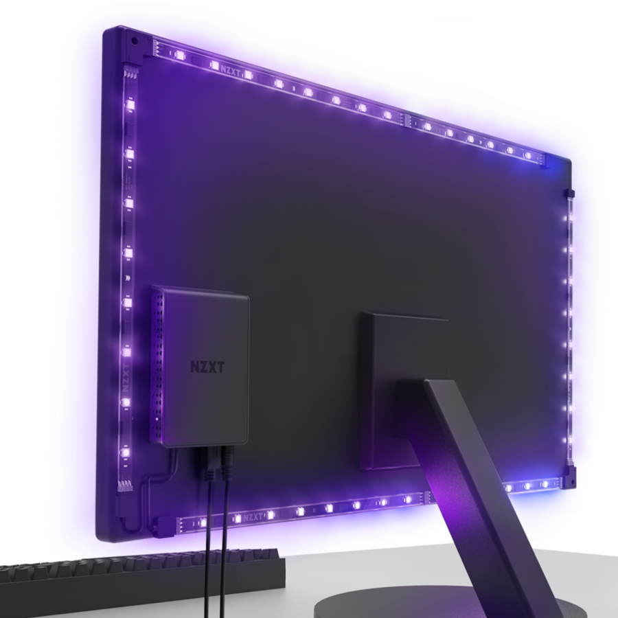 إضاءة إضاءة NZXT HUE 2 RGB Ambient Lighting Kit - for Screen Size 27" to 35"