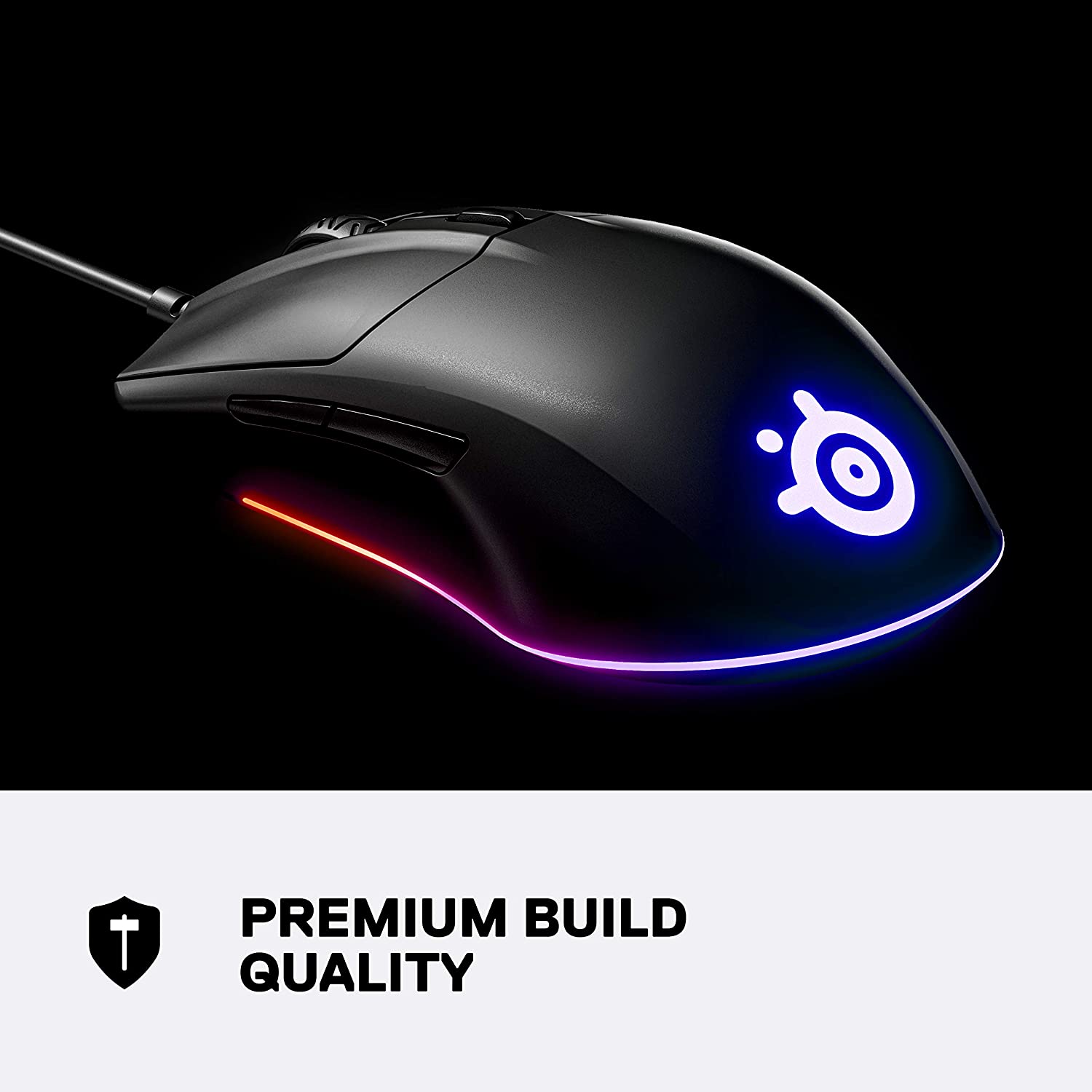 SteelSeries Rival 5 Gaming Mouse with PrismSync RGB Lighting and 9  Programmable Buttons – FPS, MOBA, MMO, Battle Royale – 18,000 CPI TrueMove  Air