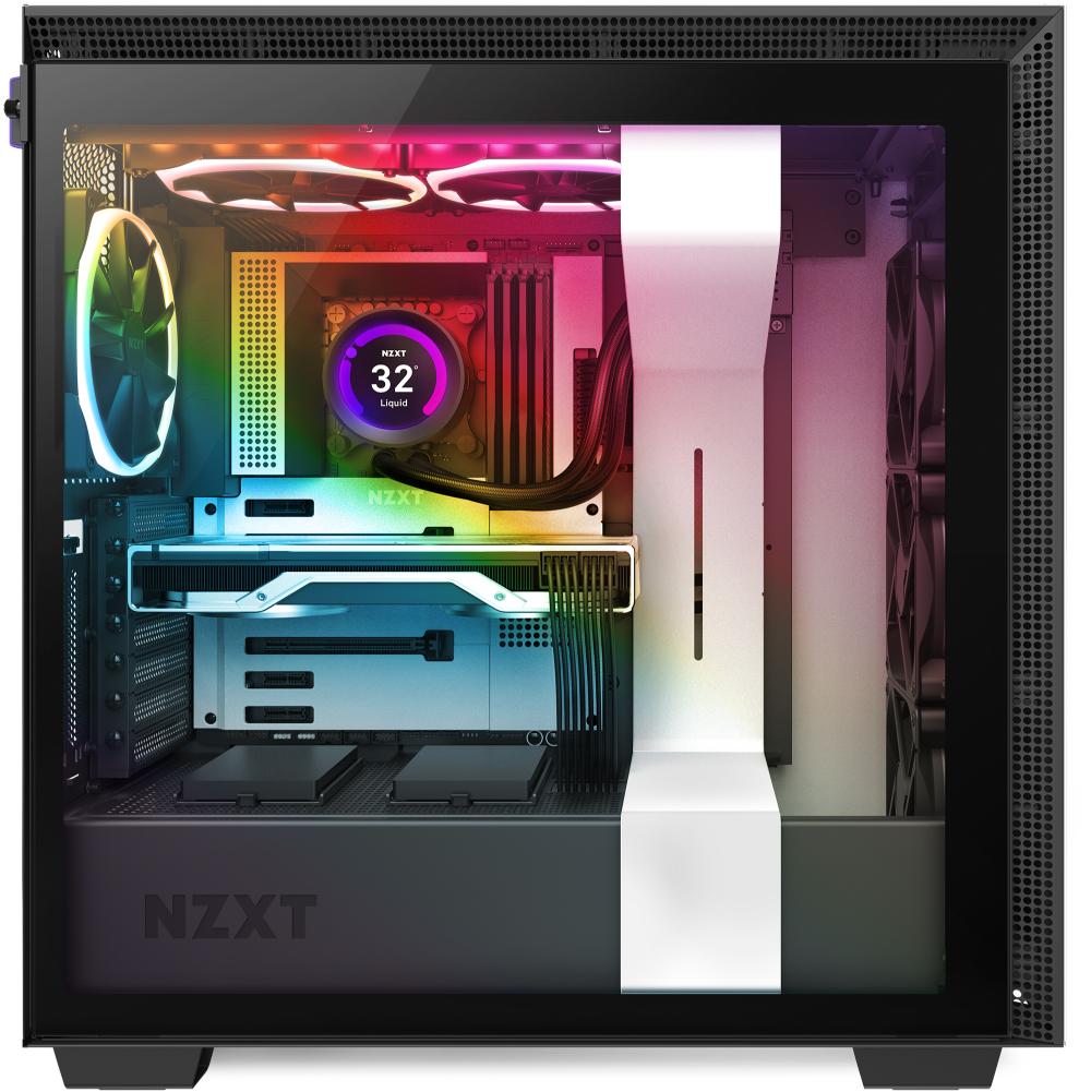 مبرد NZXT Kraken Z63 RGB 280mm - RL-KRZ63-R1 - AIO RGB CPU Liquid Cooler - Customizable LCD Display