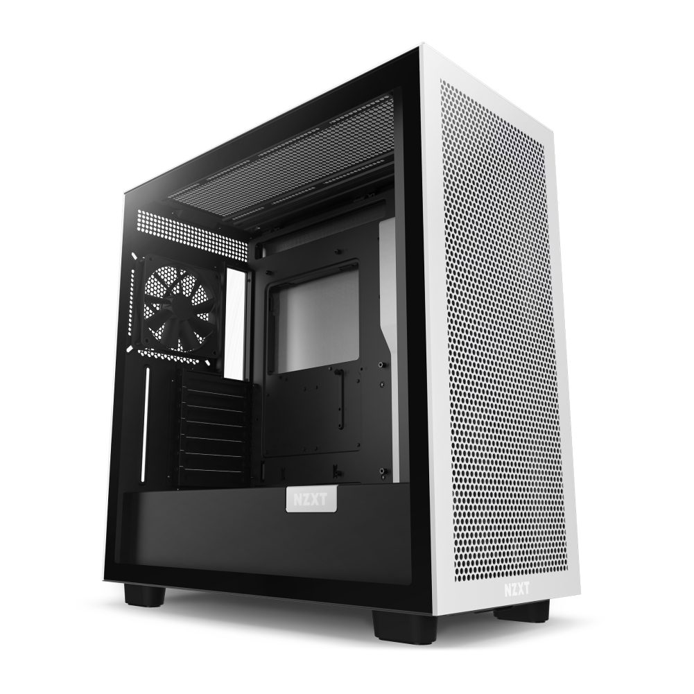 صندوق أبيض / أسود NZXT H7 Flow - CM-H71FG-01 - ATX Mid Tower PC Gaming Case
