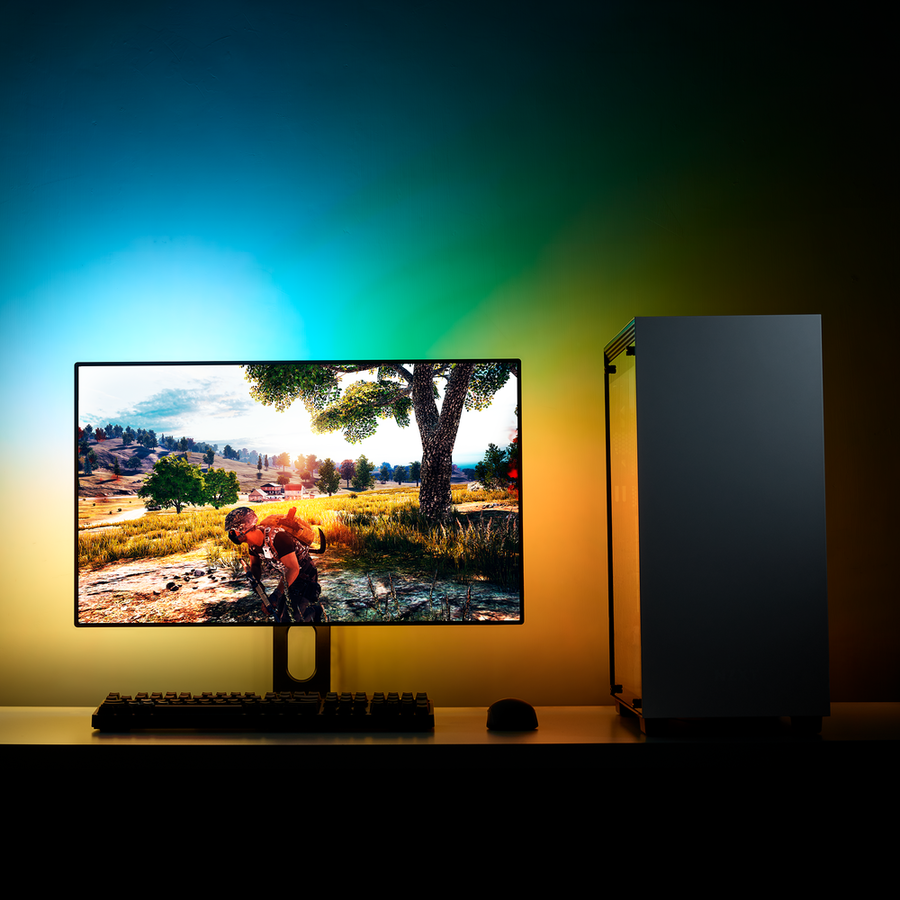 إضاءة إضاءة NZXT HUE 2 RGB Ambient Lighting Kit - for Screen Size 27" to 35"