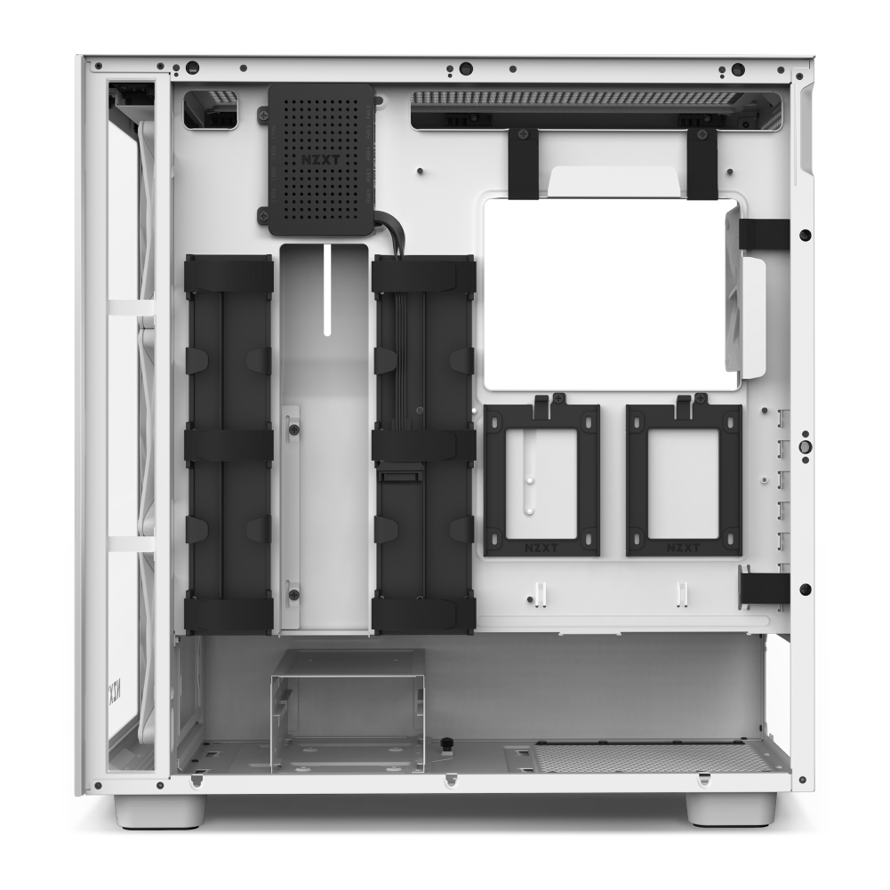 صندوق أبيض NZXT H7 Elite - CM-H71EW-01 - ATX Mid Tower PC Gaming Case White