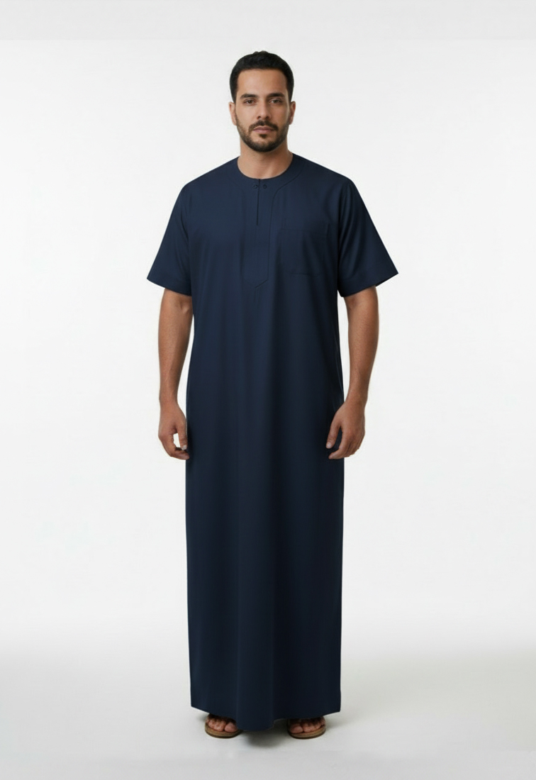 ثوب لون رمادي غامق