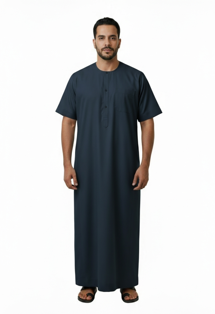 ثوب لون رمادي غامق