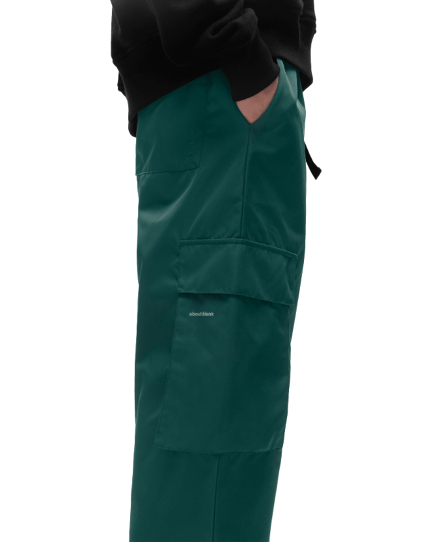 About blank - utility pant epsom green