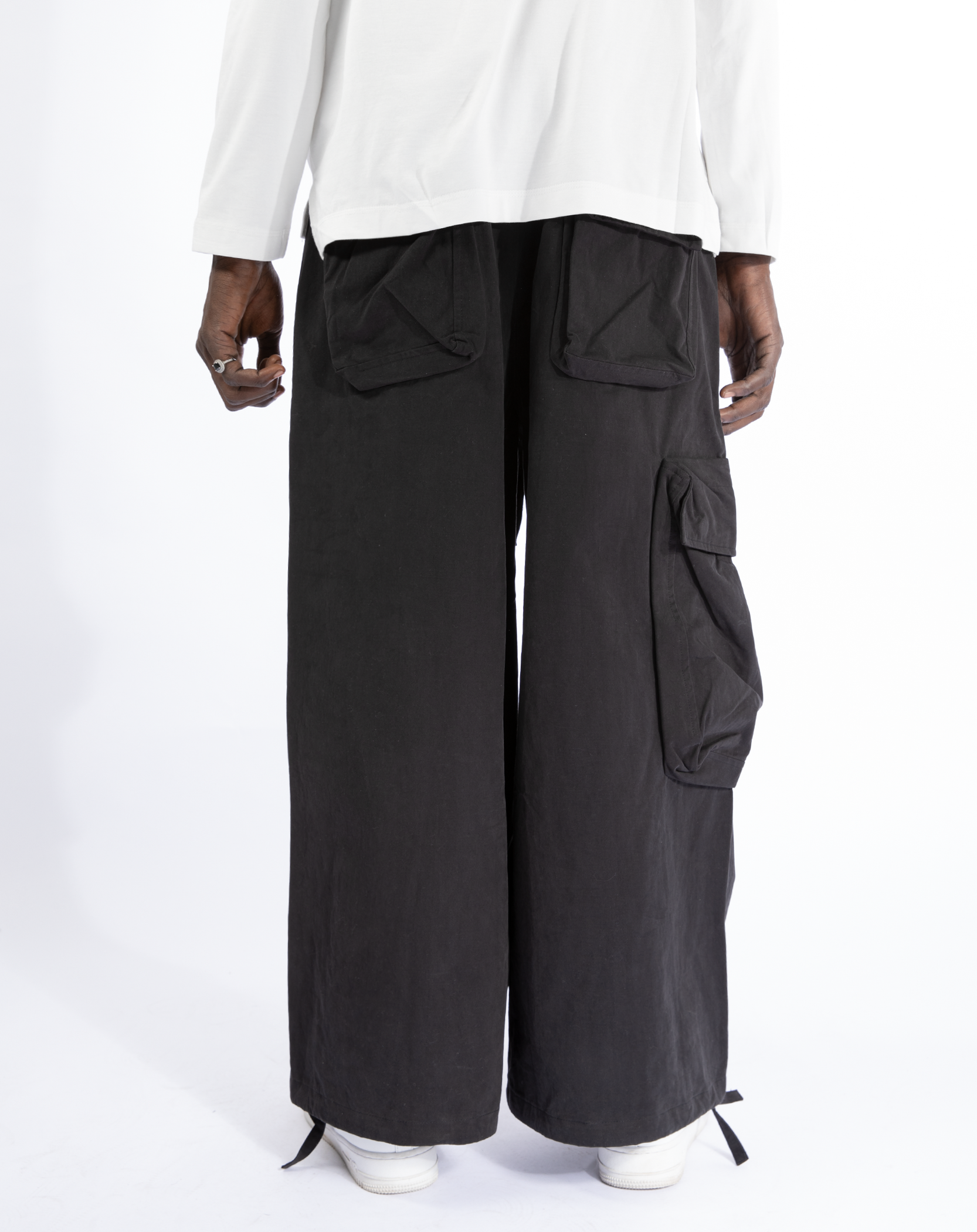  V-RO - Oversized Pants dark grey