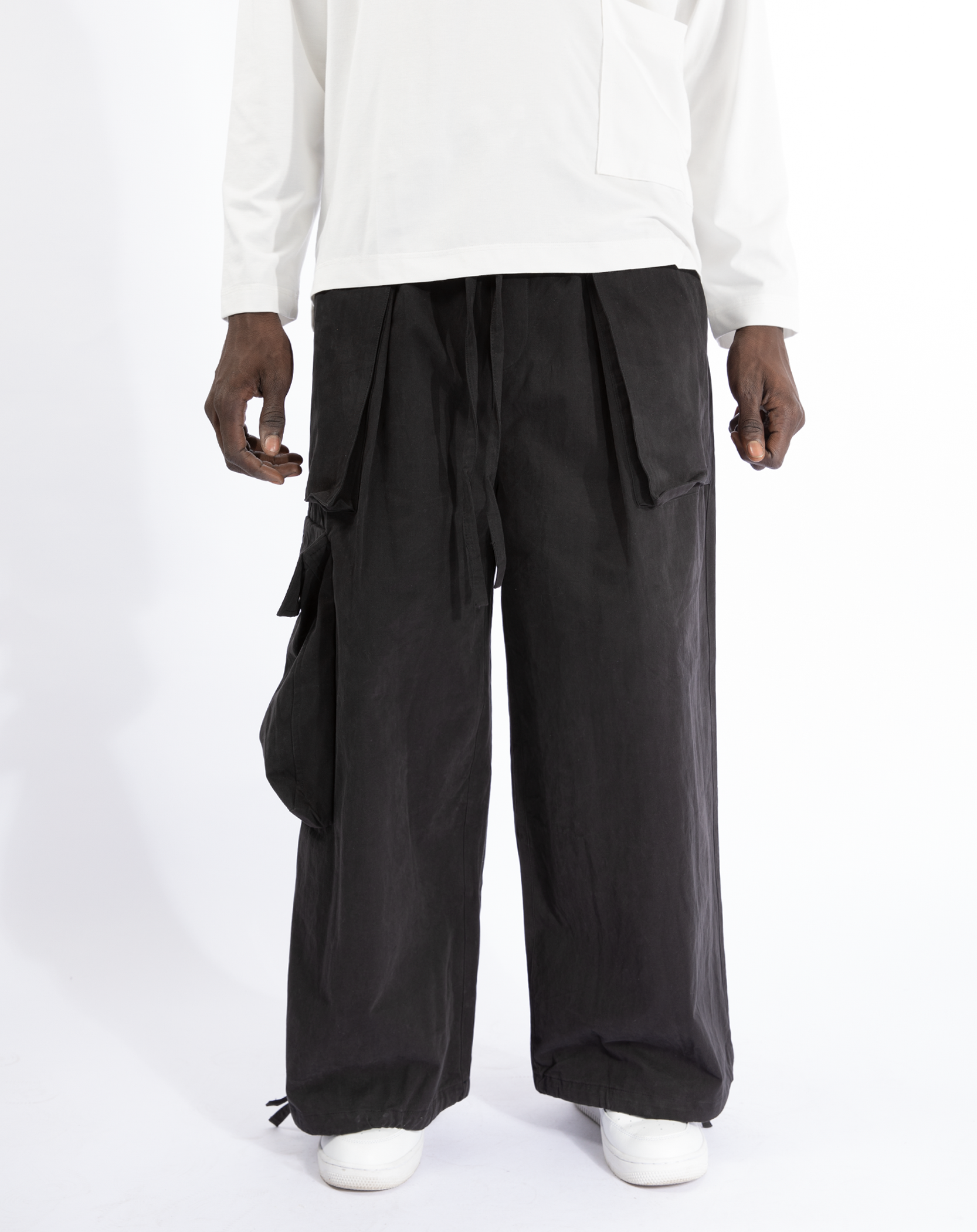  V-RO - Oversized Pants dark grey