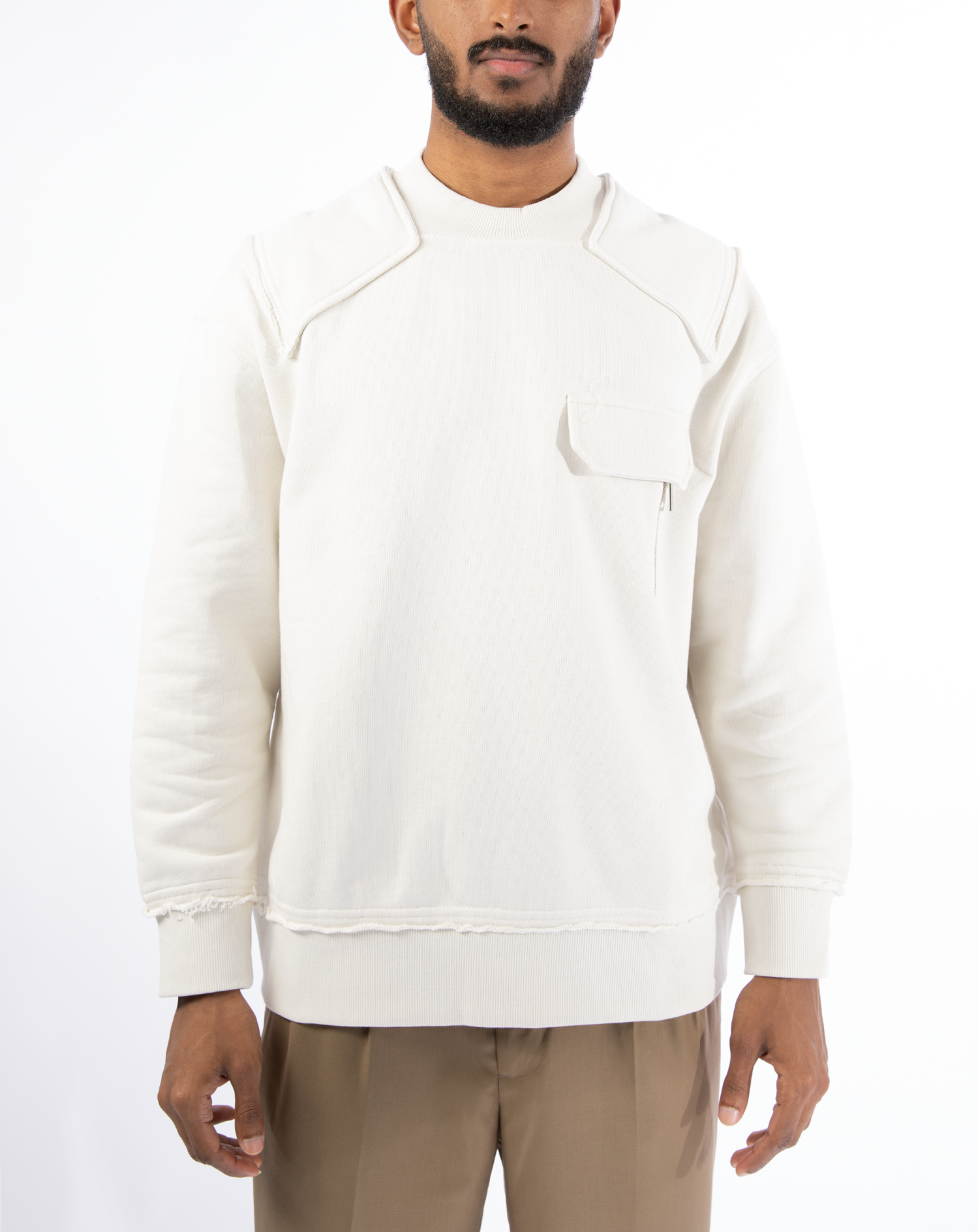 V-RO Beige Sweatshirt