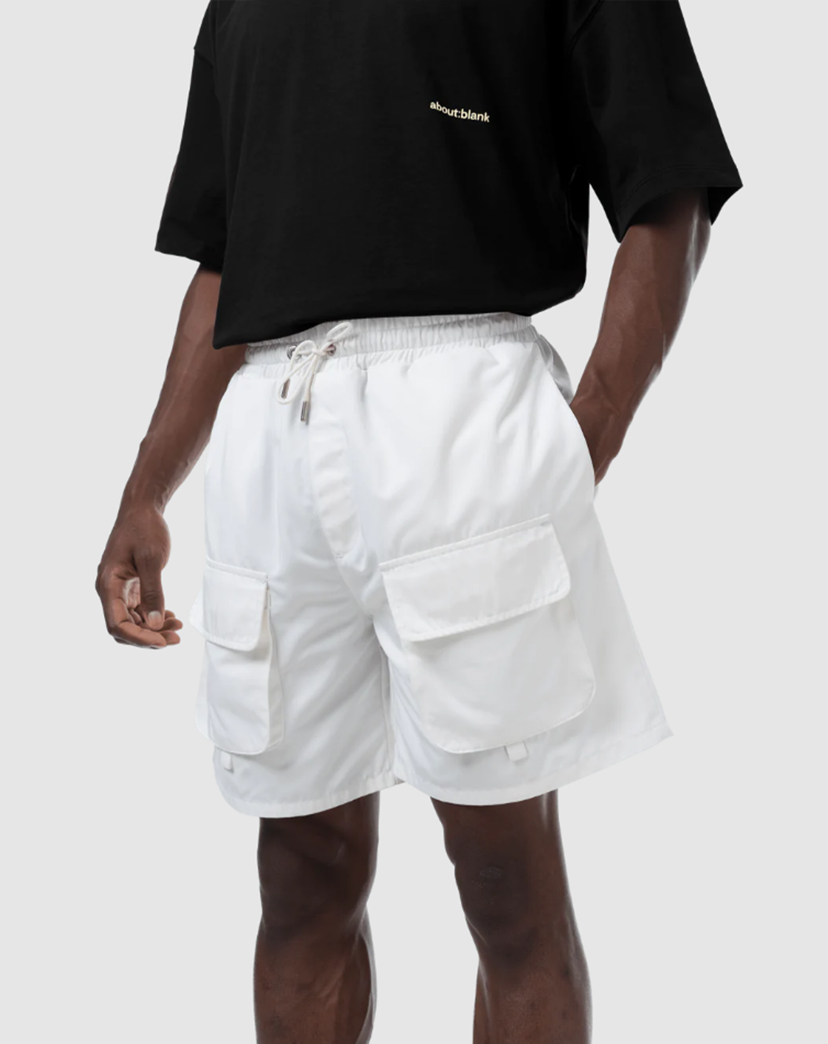 About blank - utility short white