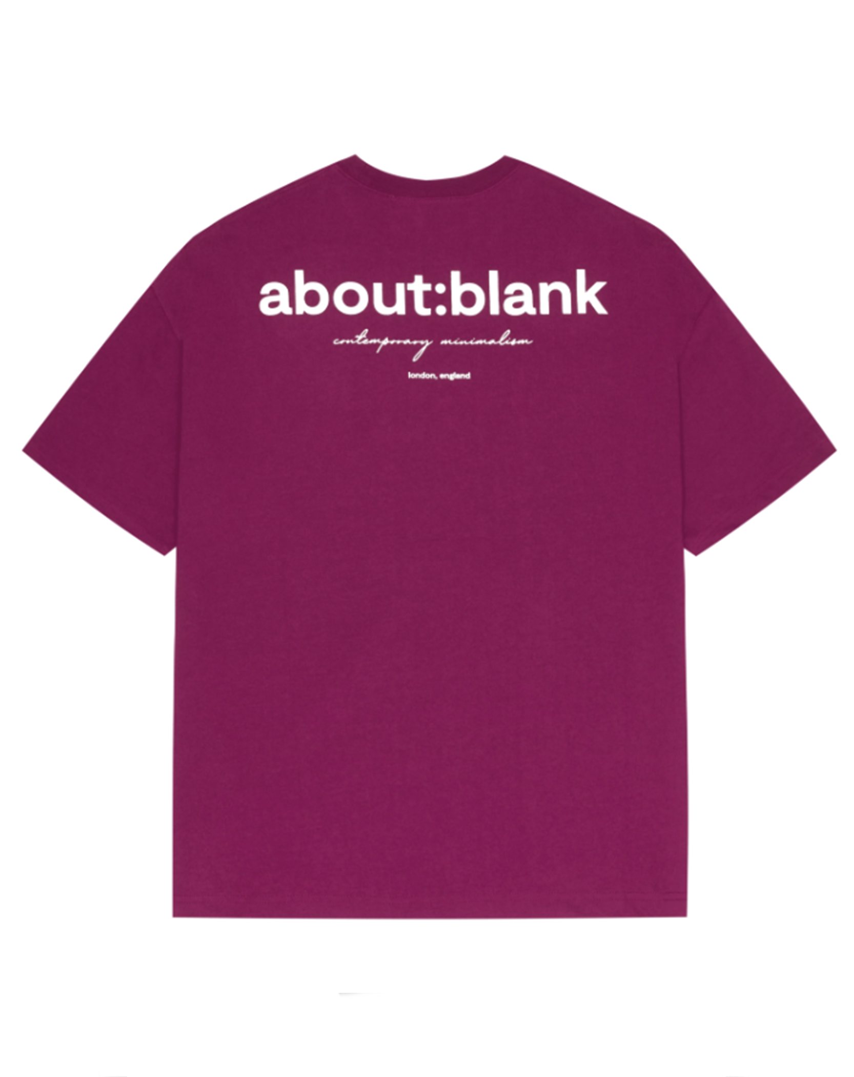 About blank - box t-shirt potion purple