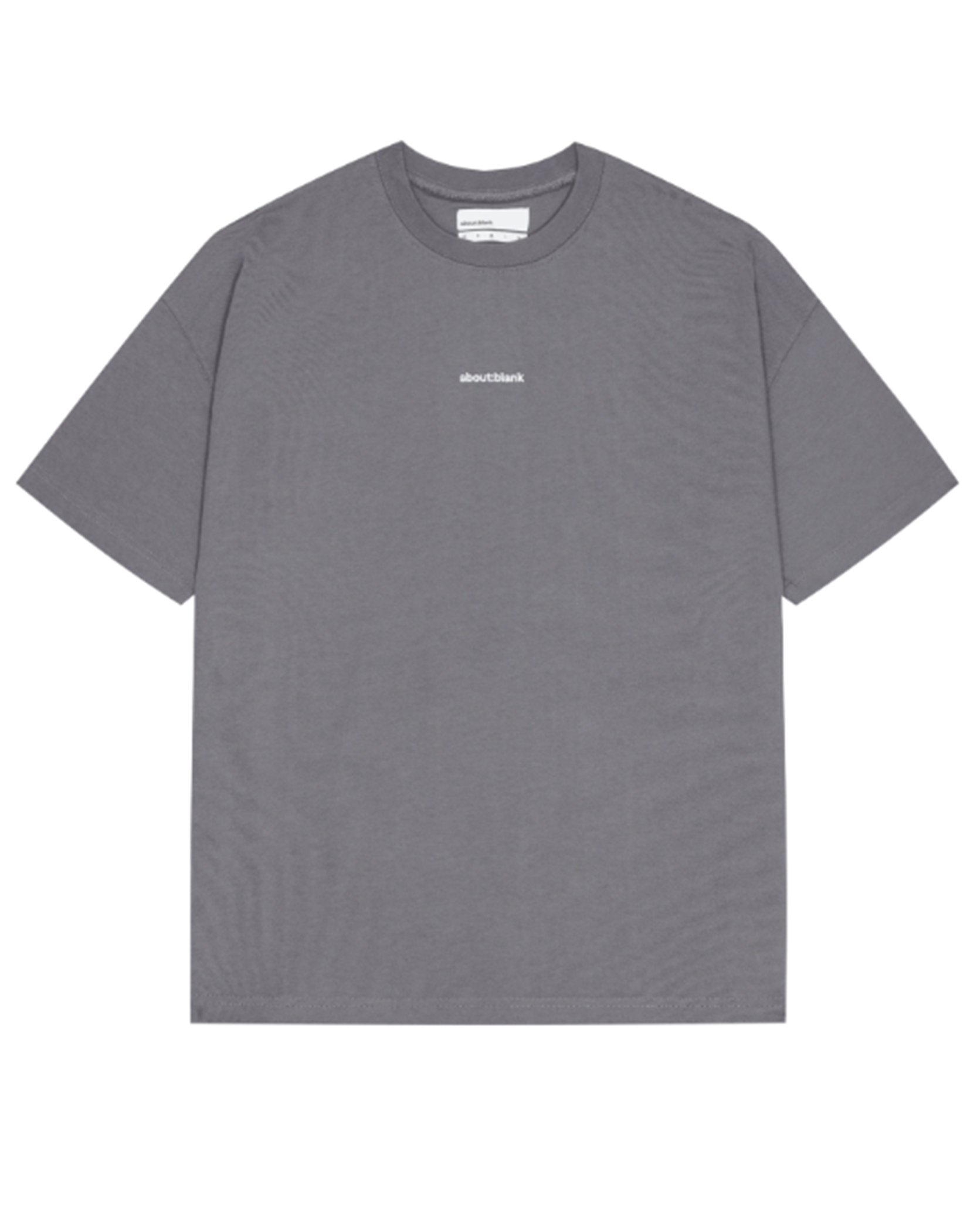 About blank - logo t-shirt charcoal
