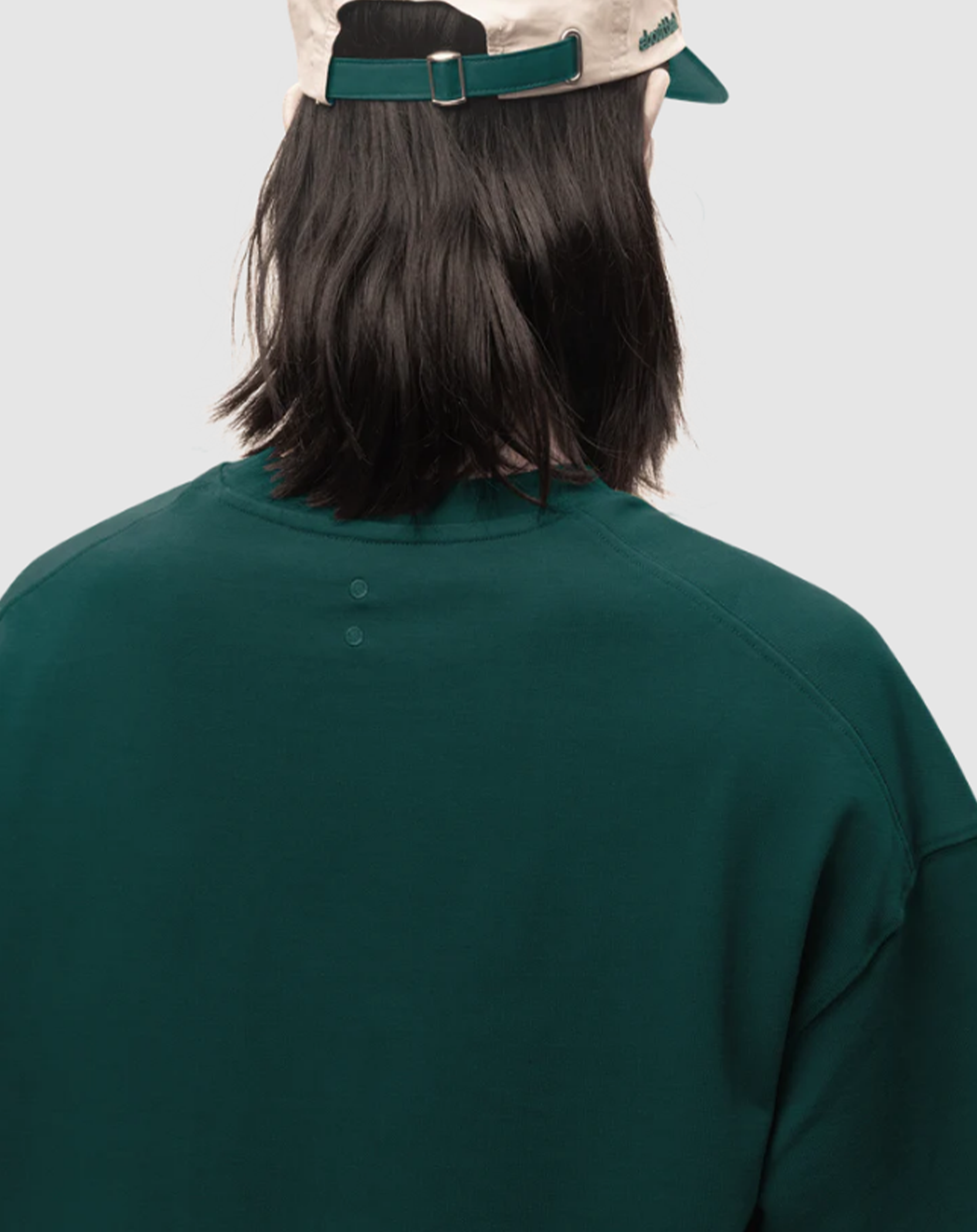 About blank - logo t-shirt epsom green