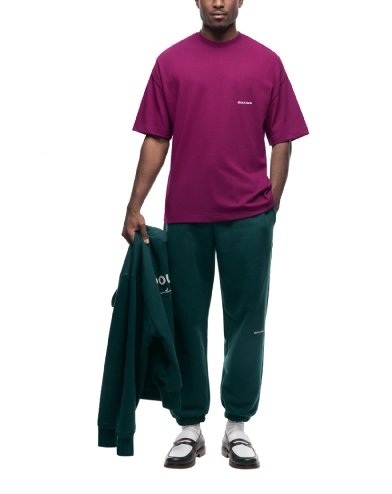 About blank - box t-shirt potion purple
