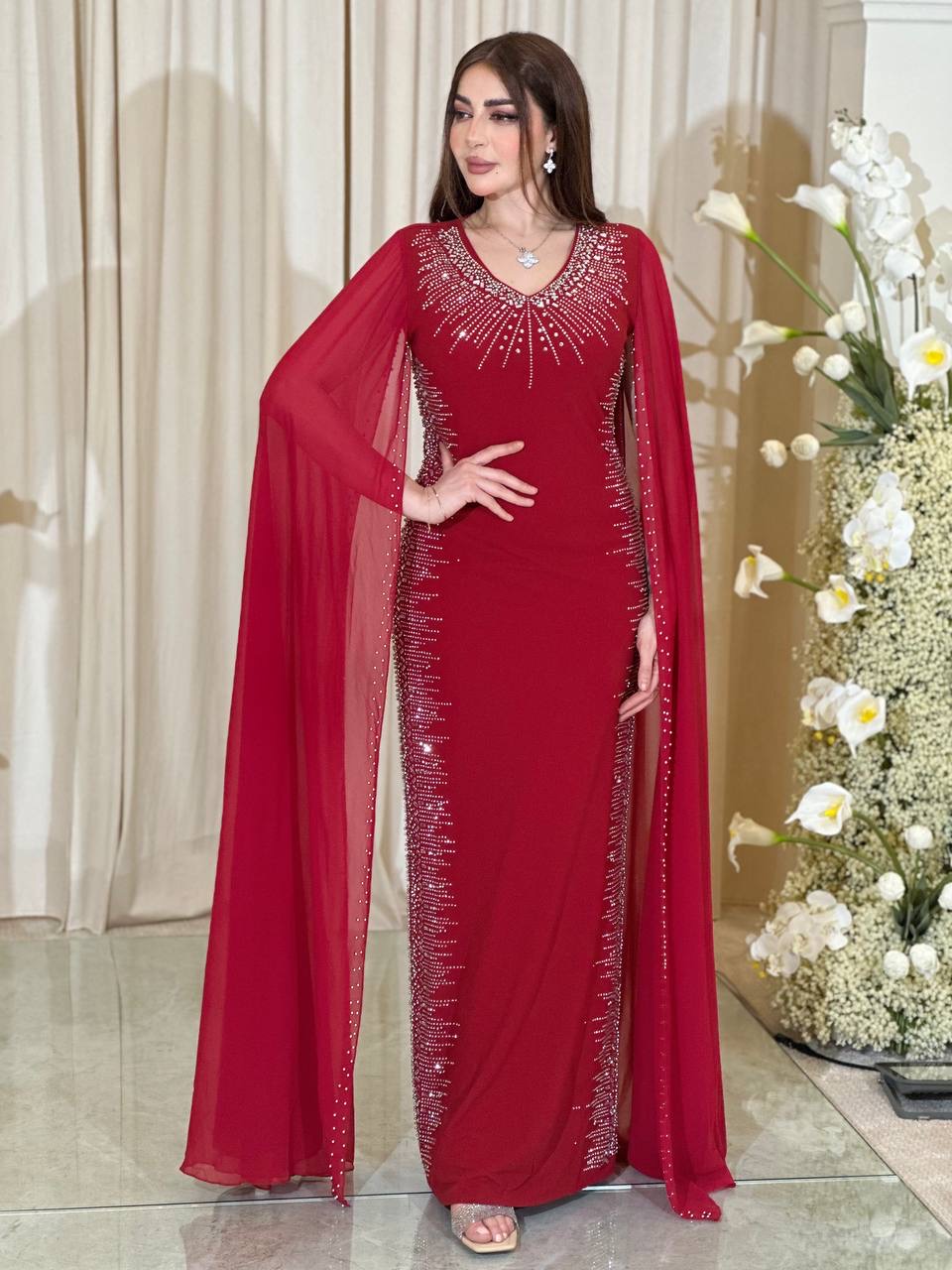  فستان سهرة ناعم ARG049 