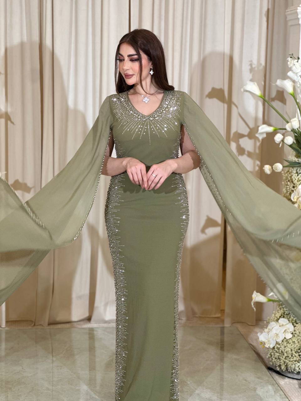  فستان سهرة ناعم ARG049 
