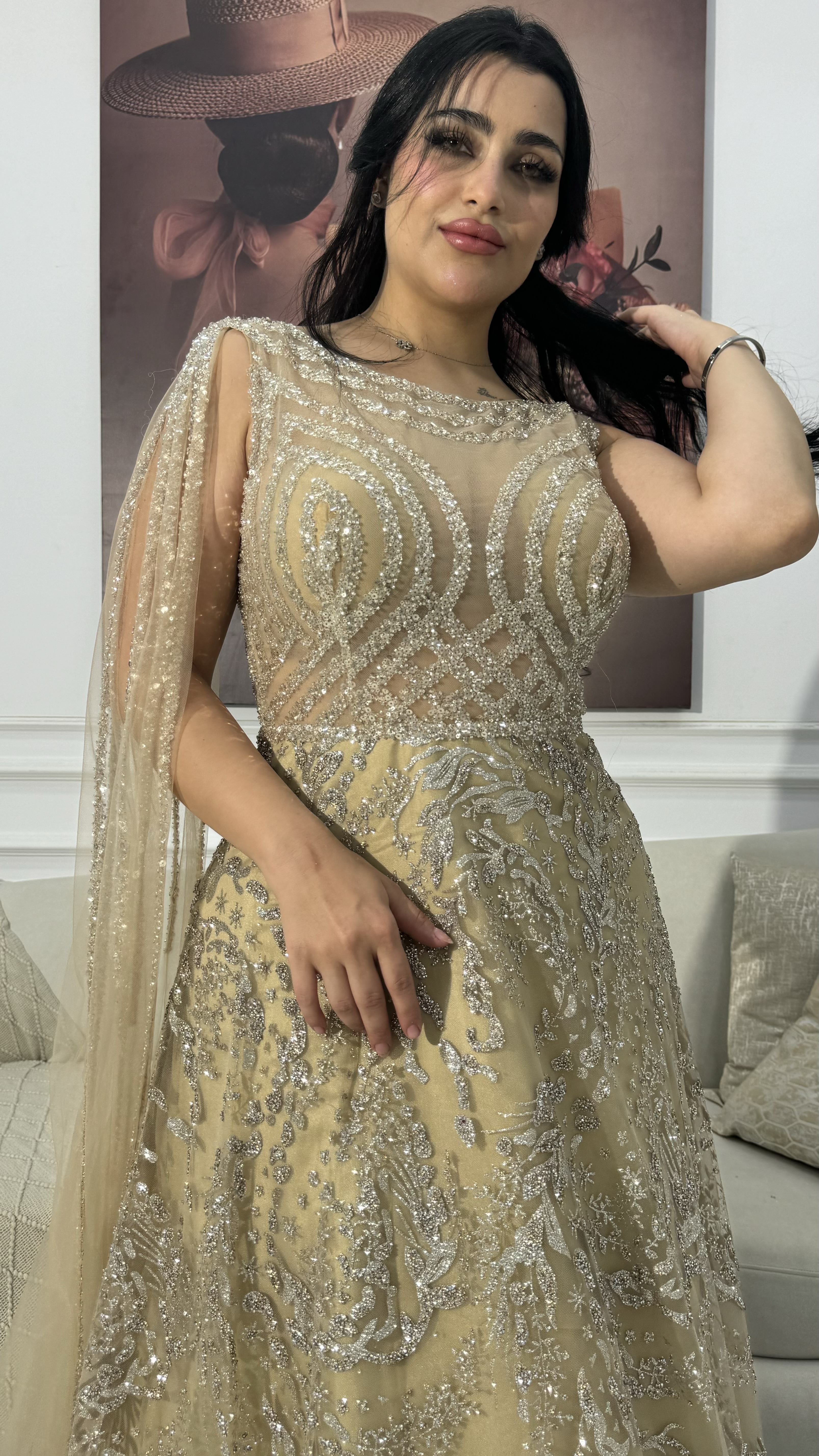  فستان سهره راقي ARG004 