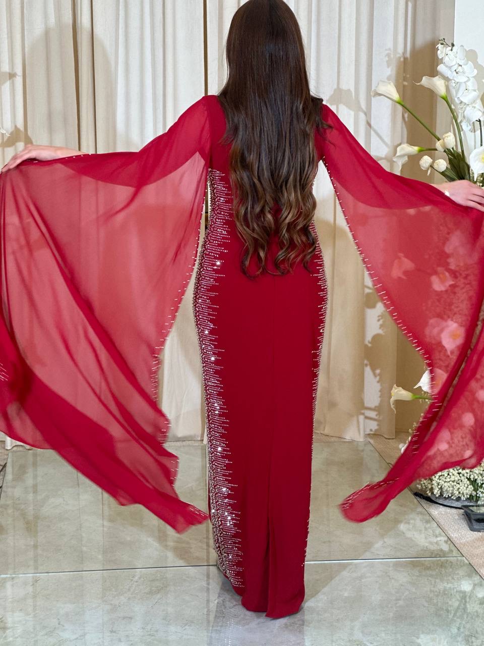  فستان سهرة ناعم ARG049 