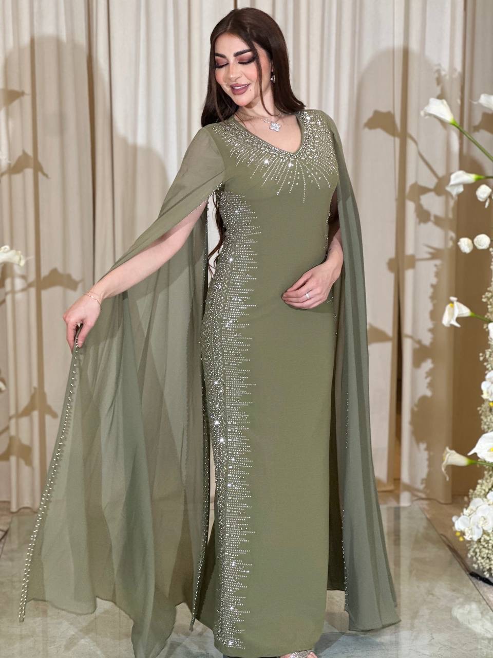  فستان سهرة ناعم ARG049 