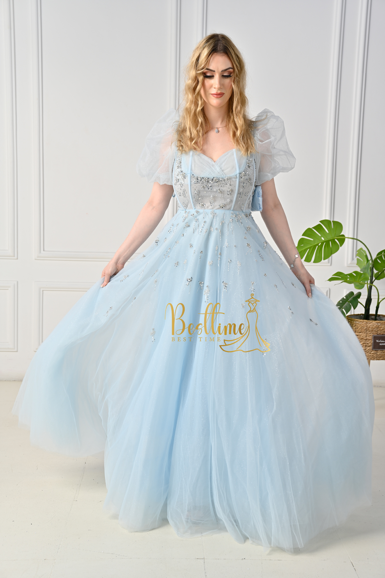 فستان سهره طويل رقم 1523 