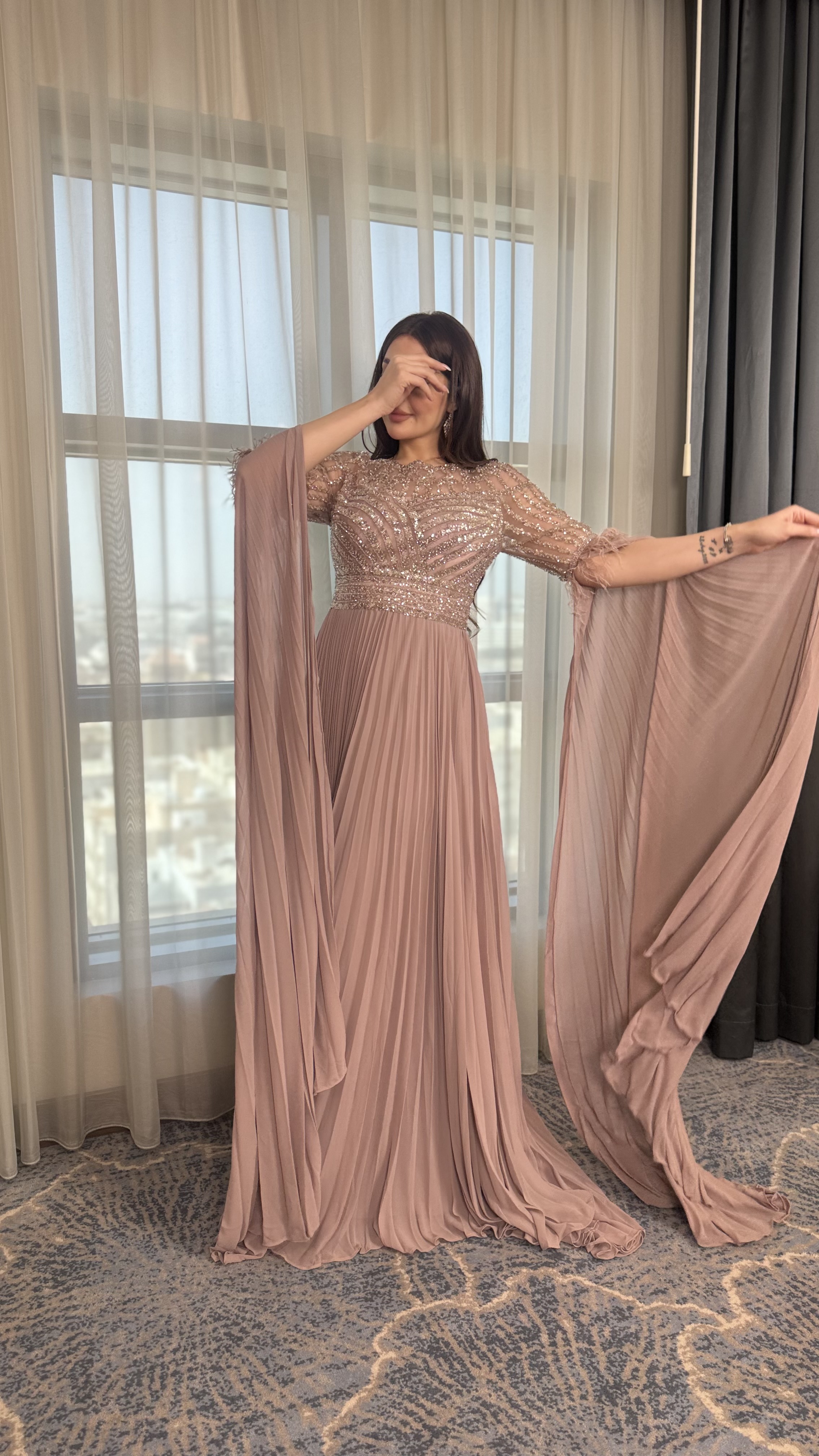  فستان سهره راقي ARG0022 