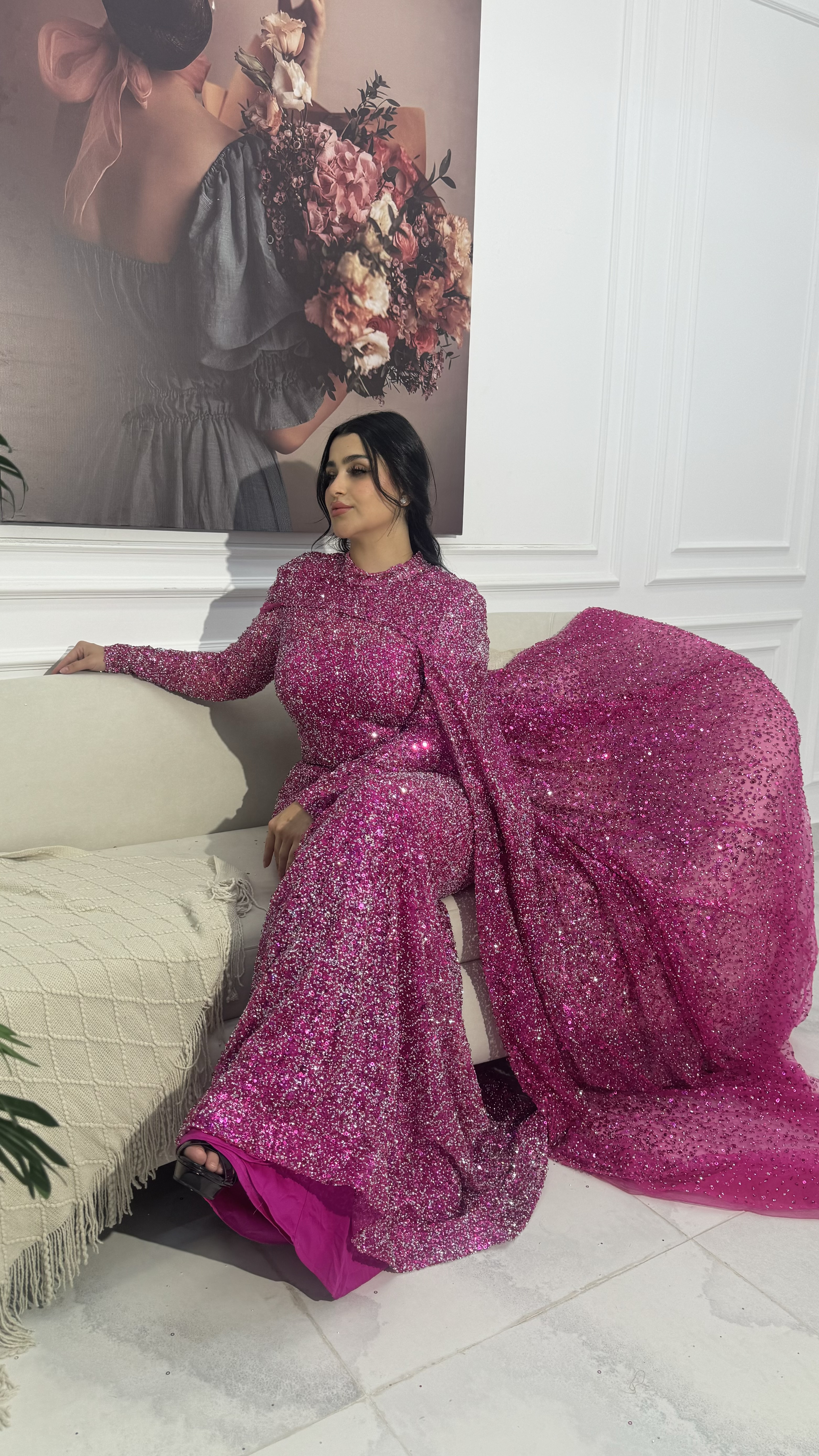  فستان سهره راقي فخم ARG0035 
