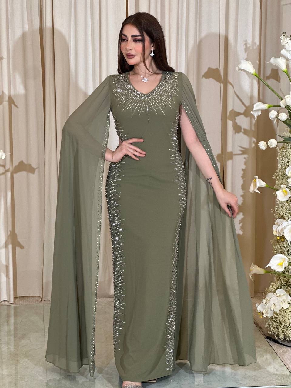 فستان سهرة ناعم ARG049 