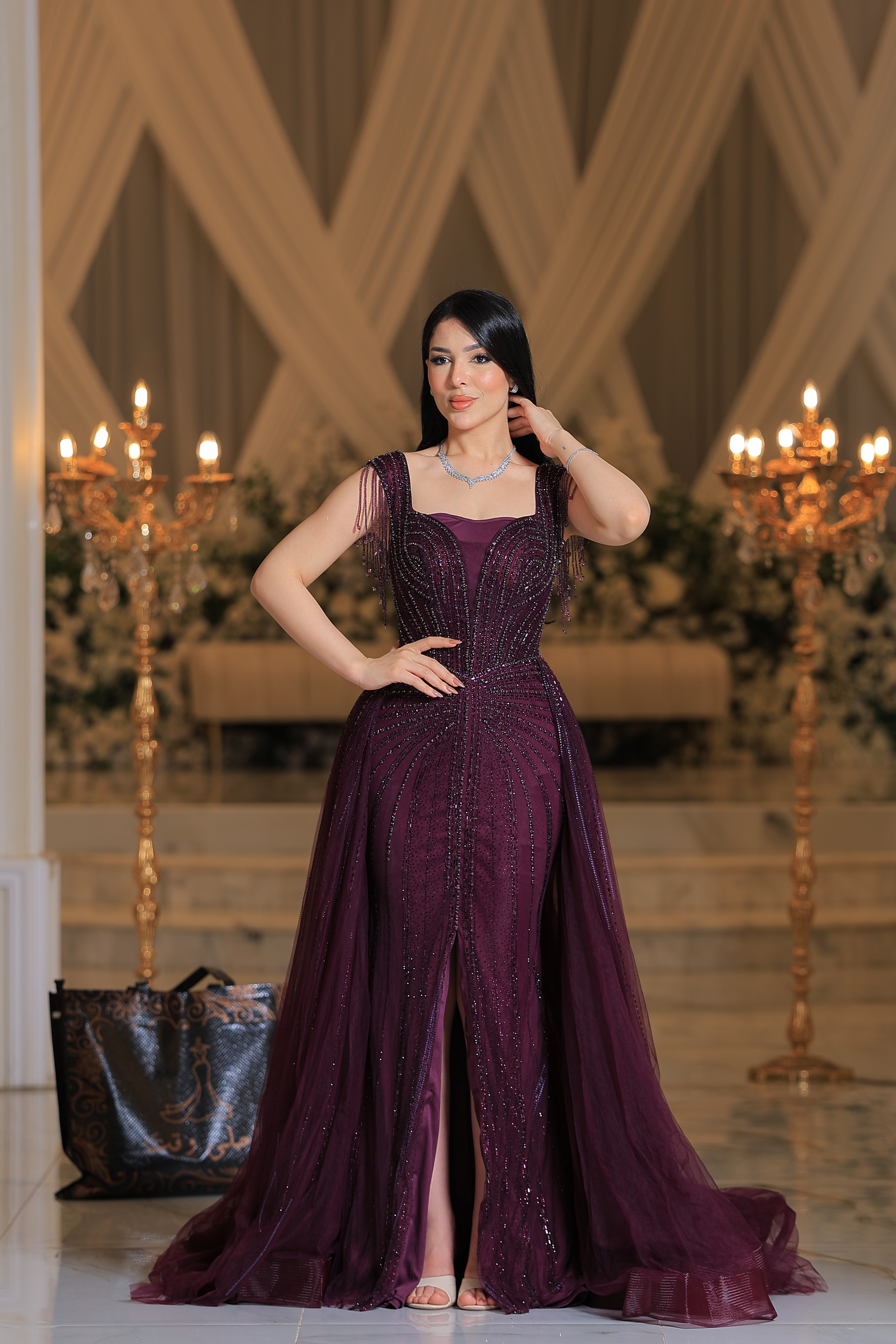  فستان سهره راقي ARG092 