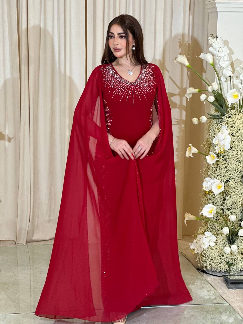  فستان سهرة ناعم ARG049 