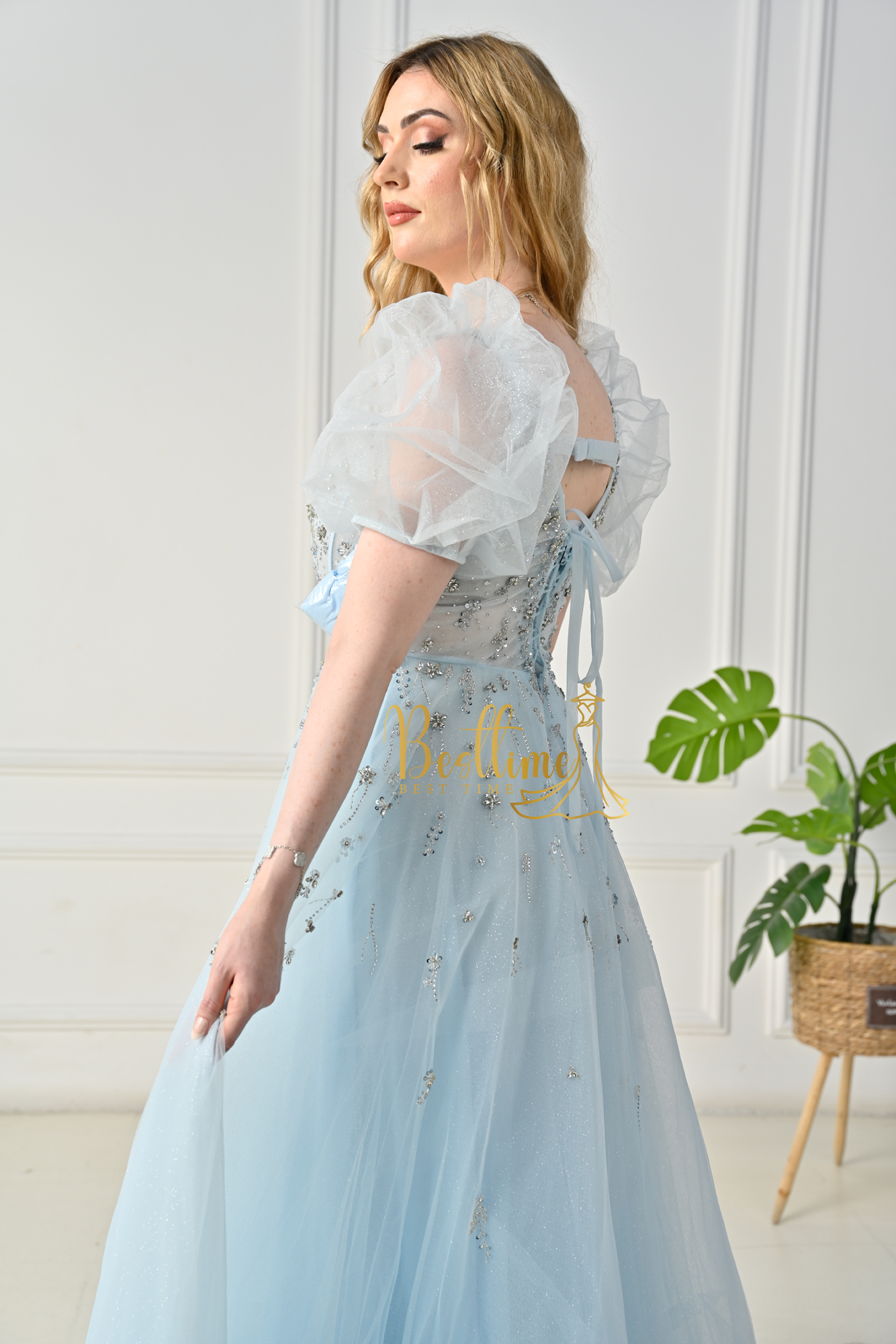  فستان سهره طويل رقم 1523 