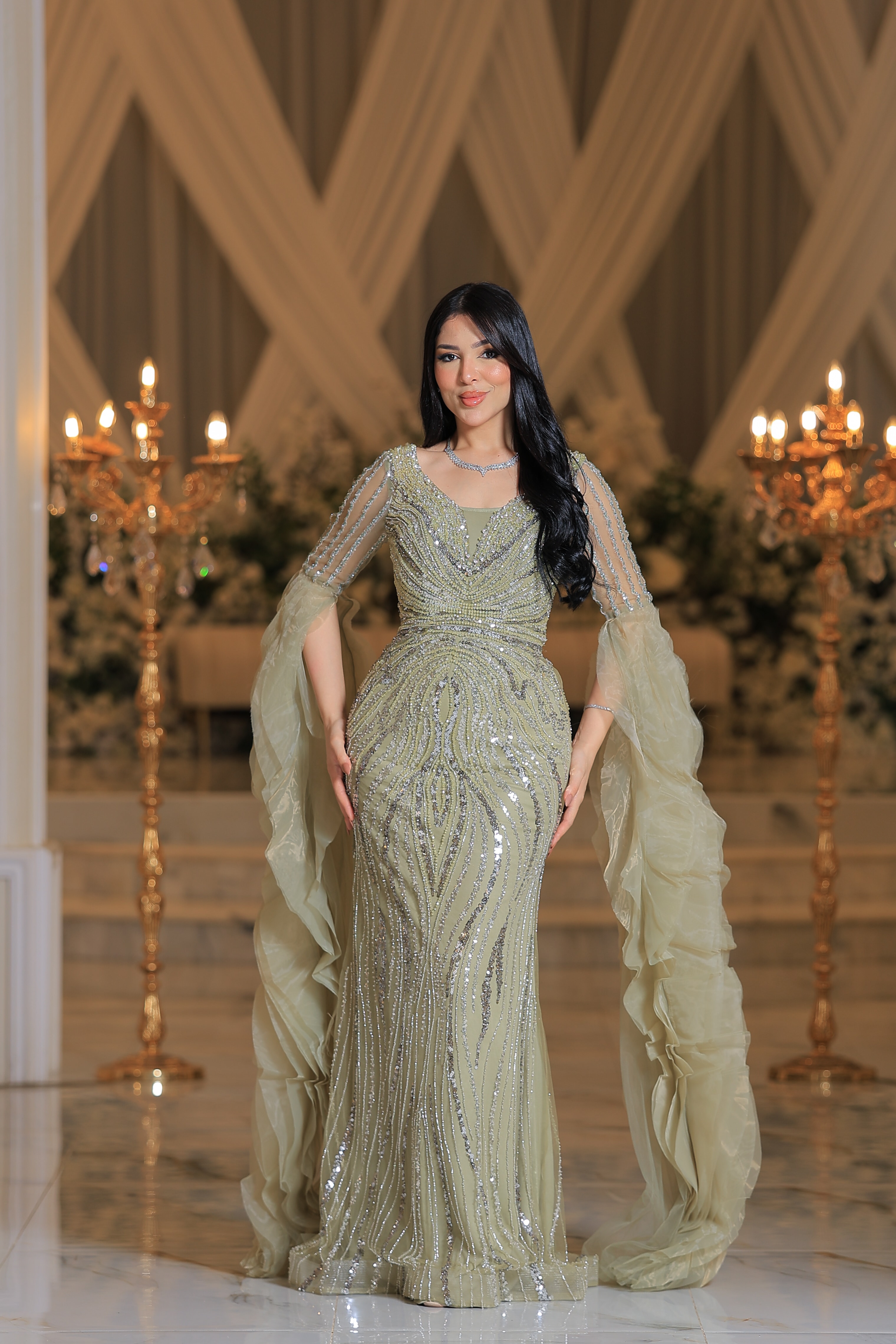  فستان سهره راقي ARG077 