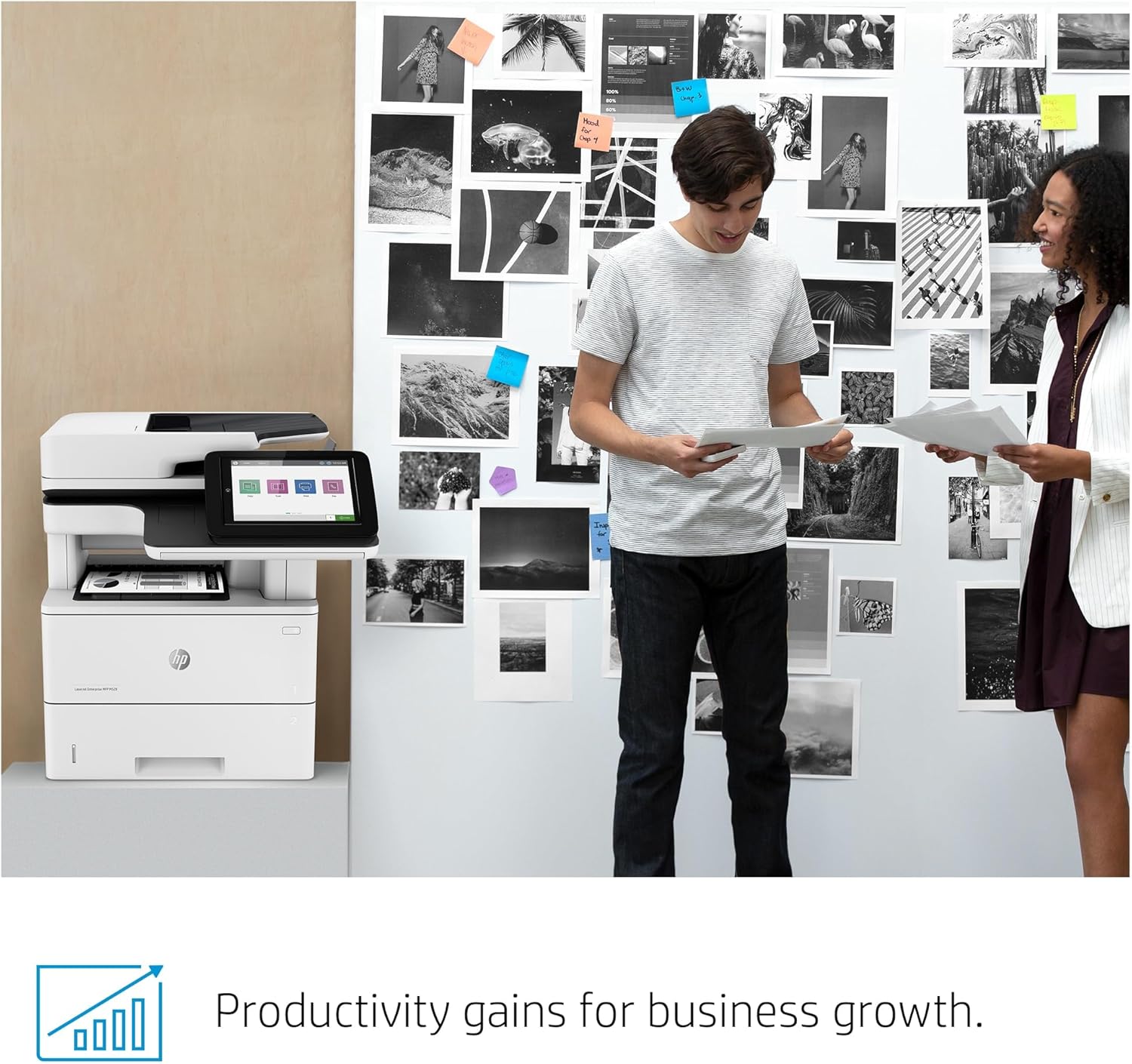 اتش بي طابعة ليزر جيت انتربرايز MFP M528dn