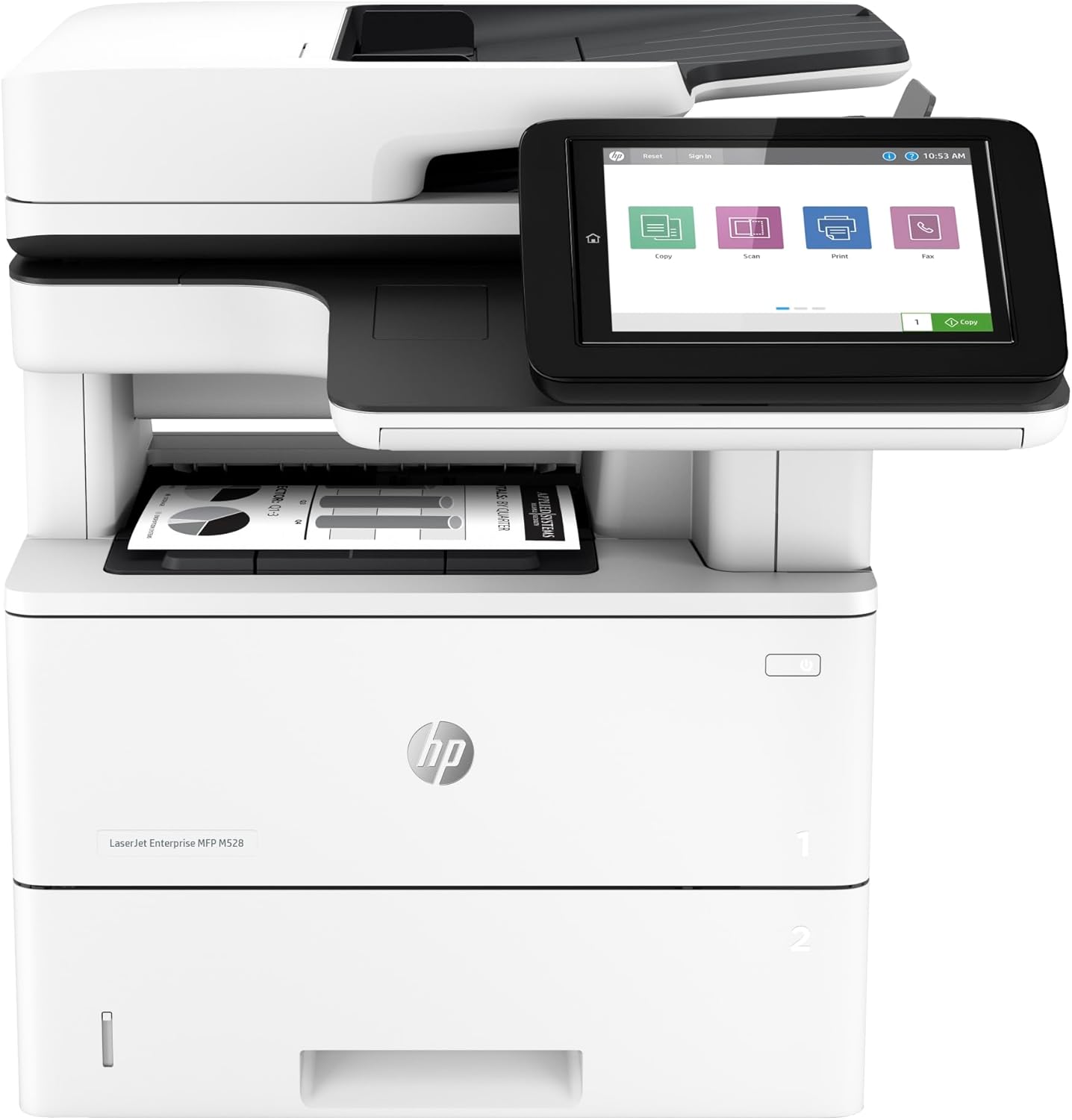 اتش بي طابعة ليزر جيت انتربرايز MFP M528dn