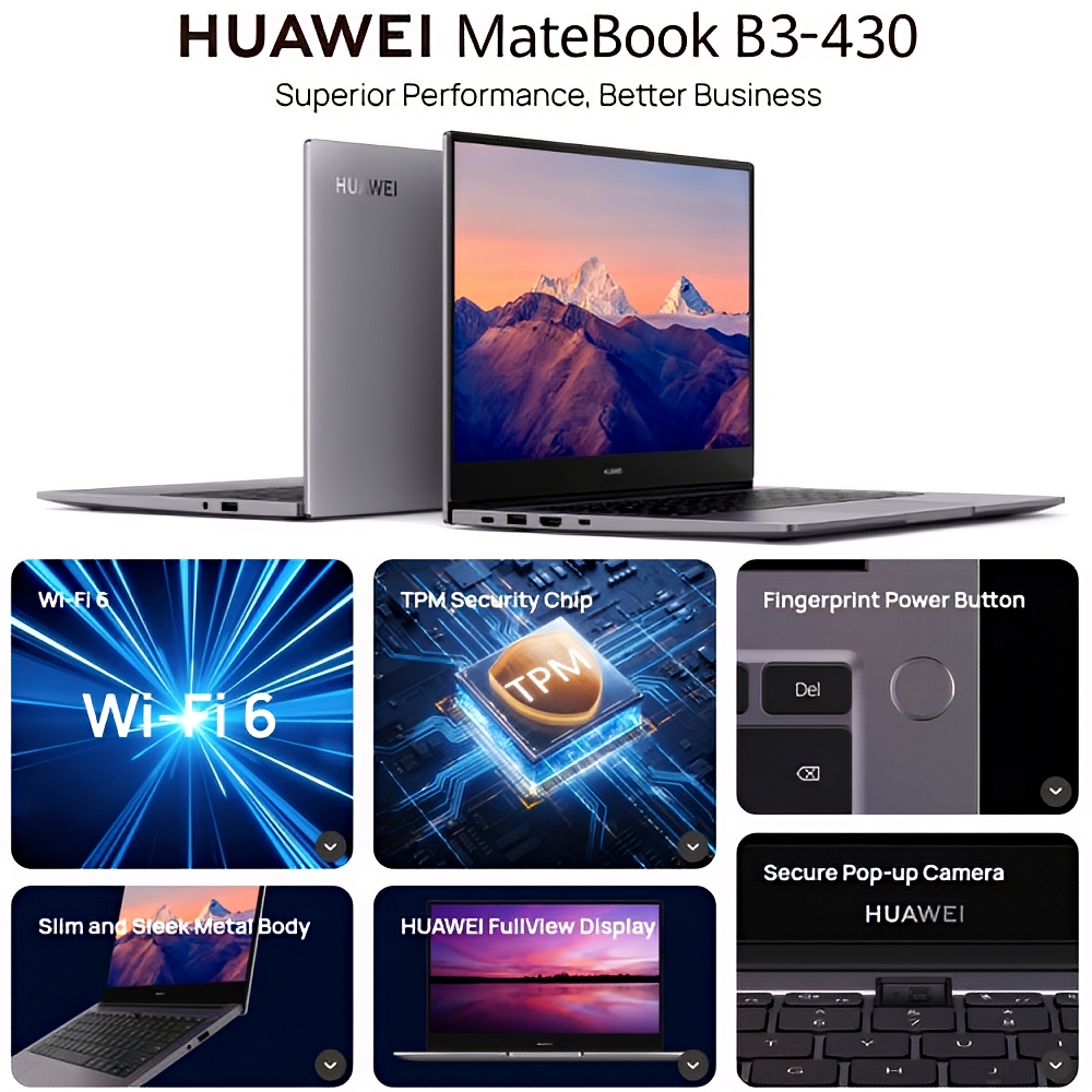 لاب توب هواوي Matebook B3-430 i7