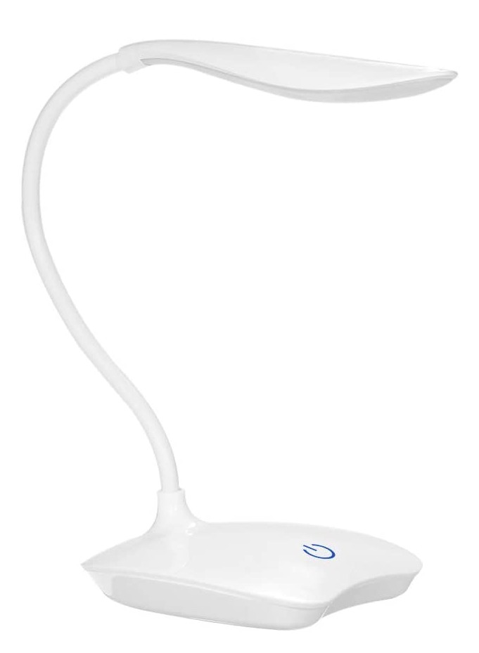 مصباح USB للمكتب لحماية العين LED قابل لإعادة الشحن لون أبيض