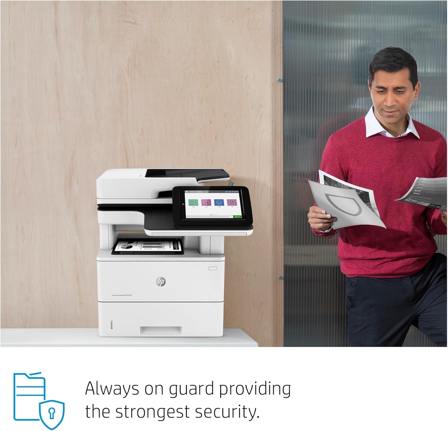 اتش بي طابعة ليزر جيت انتربرايز MFP M528dn