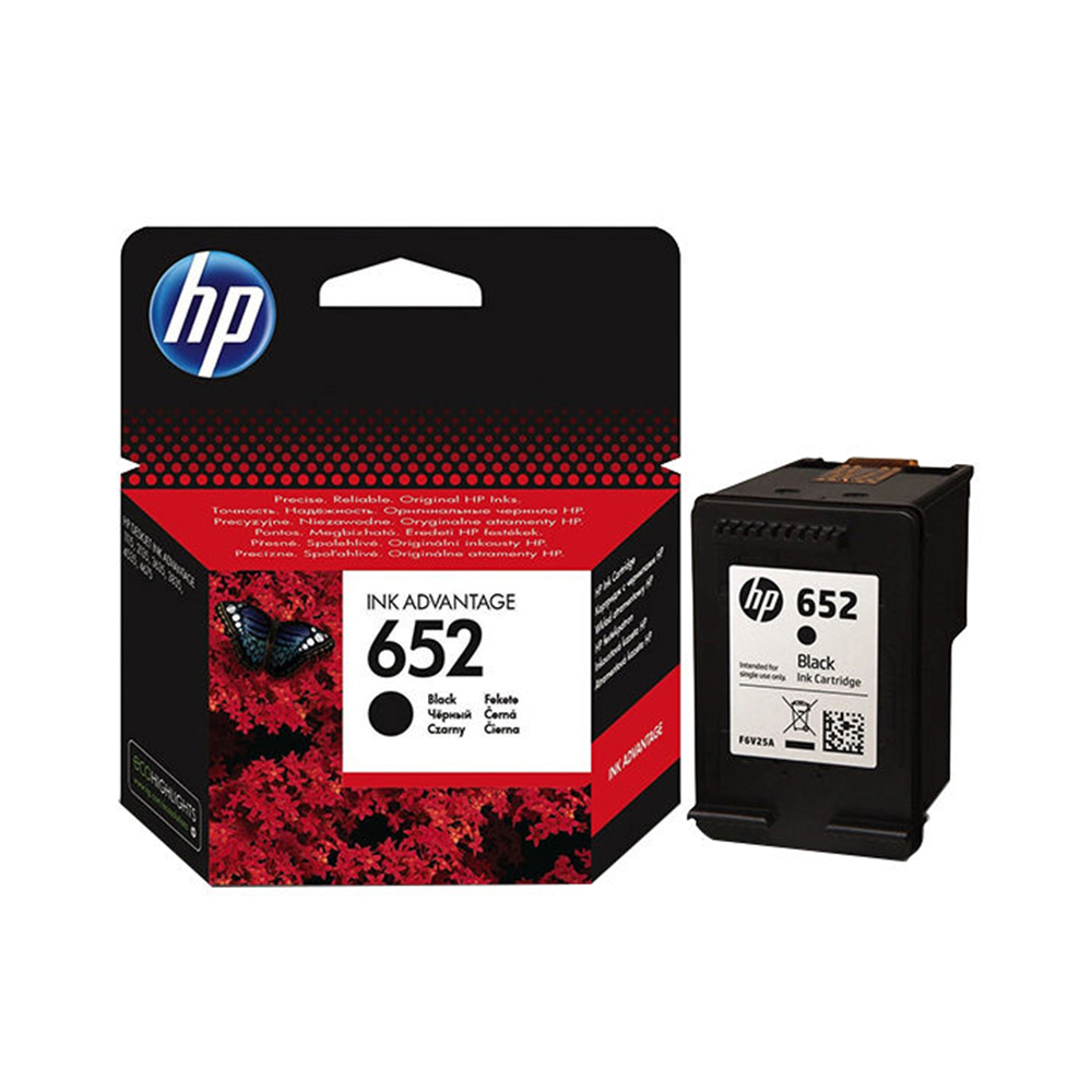 HP خرطوشة حبر 652 Advantage - اسود - (F6V25AE)