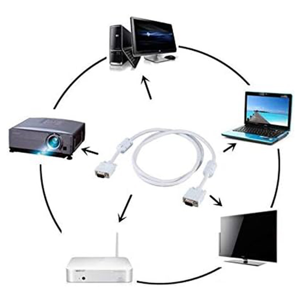 كيبل VGA من TeraByte ذكر إلى ذكر بطول 30 متر