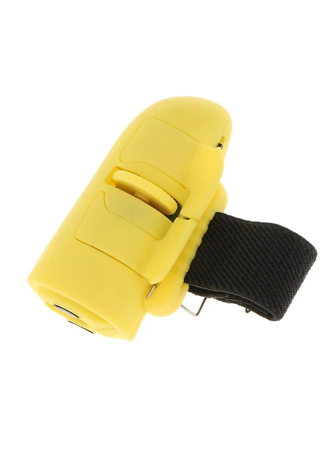 خواتم إصبع ماوس USB صغير للكمبيوتر أصفر