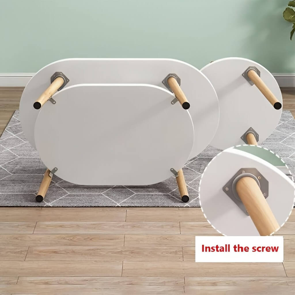 أثاث أبيض لغرفة الجلوس