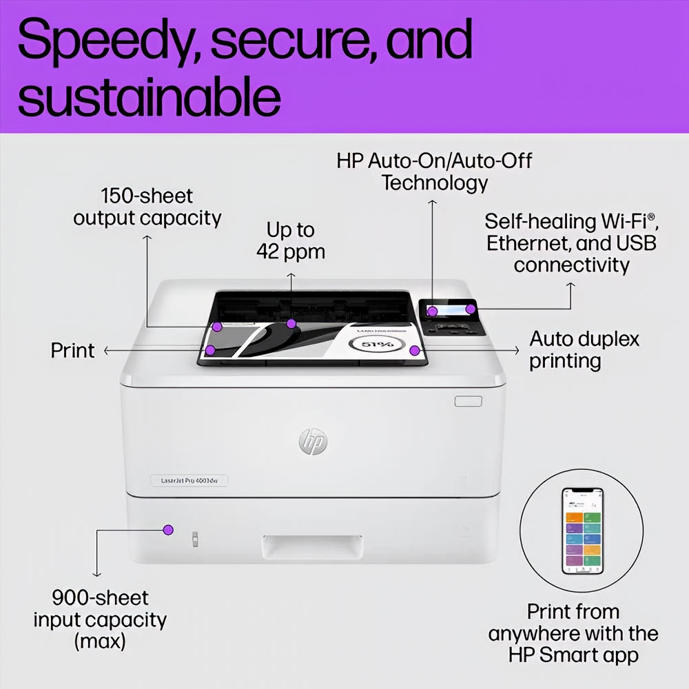 طابعة ليزر hp