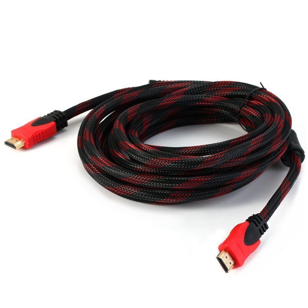 كيبل HDMI لون احمر / اسود الطول 5 متر