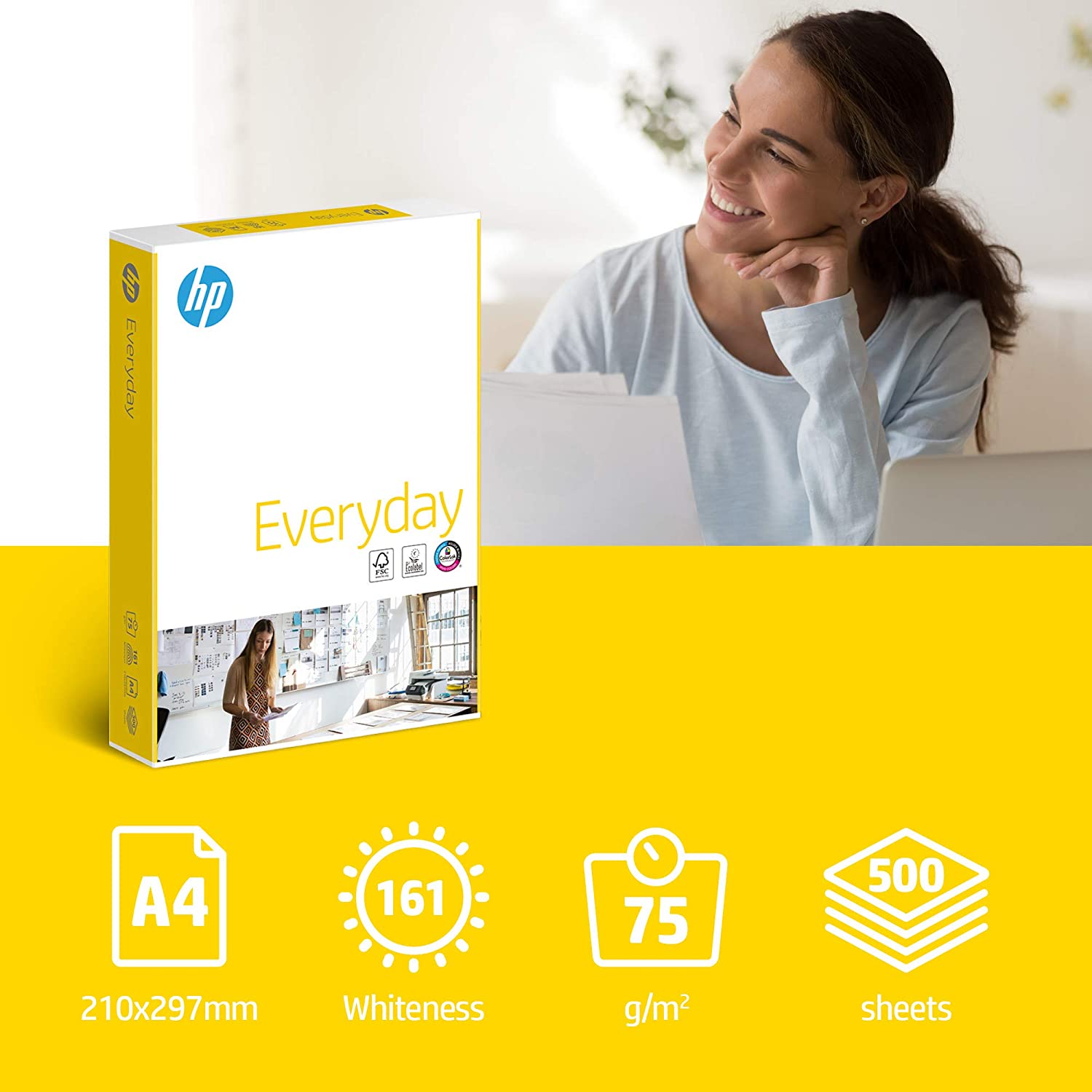 ورق a4 من HP للاستخدام اليومي