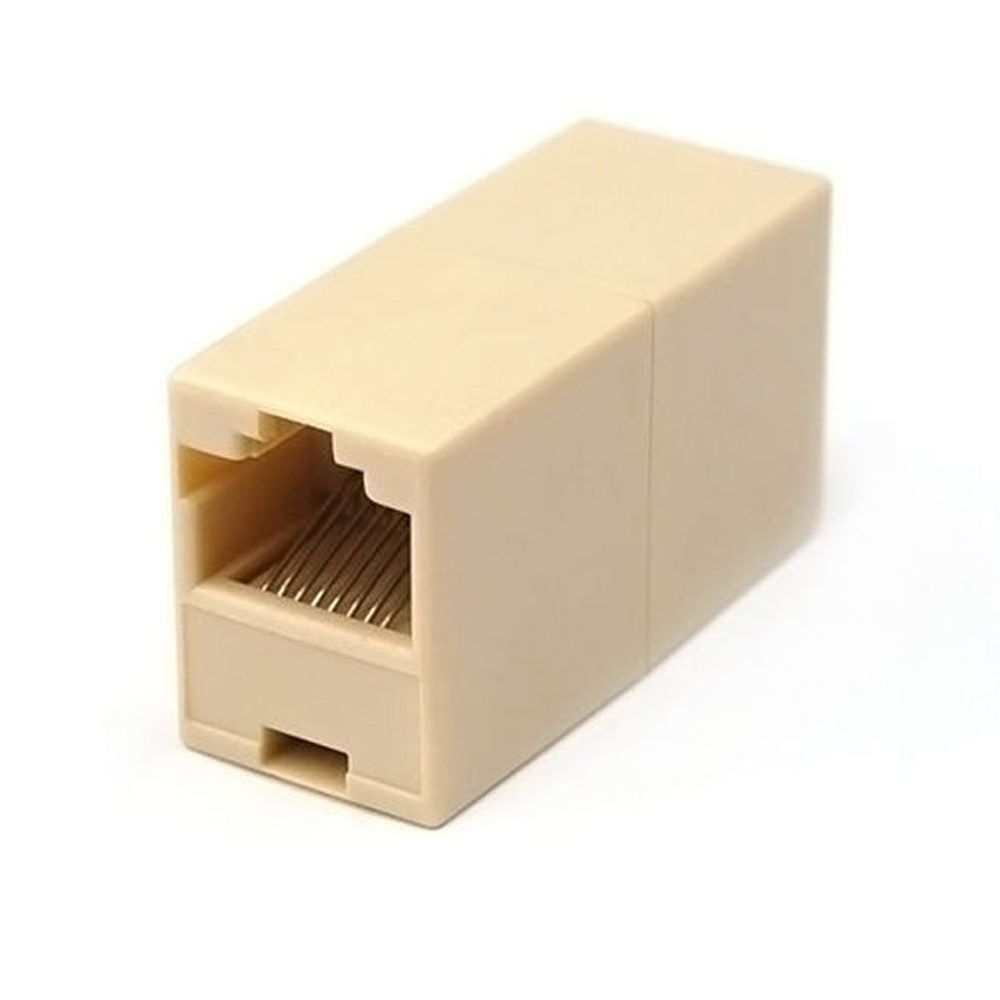 مقرنة إيثرنت RJ45 أنثى إلى أنثى لكابلات الإنترنت(20 قطعه)